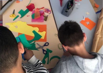 Atelier à l’école primaire de Marguerittes